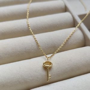 14K Gold Filled Key Necklace with 18" Chain